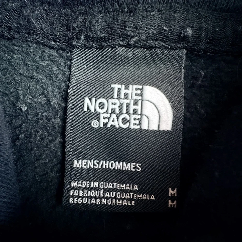 The North Face Hoodie Men M Black Logo Pullover Grunge Streetwear Gorpcore Hike